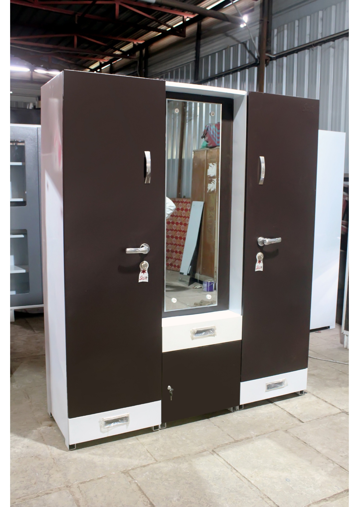 Steel cupboard factory Old MIDC Latur Maharashtra